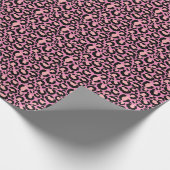 Roze Cheetah Print Cadeaupapier (Hoek)