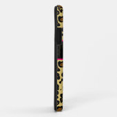Roze Cheetah print persoonlijke telefoontas Case-Mate iPhone Case (Achterkant/rechts)