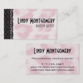 Roze Cheetah print persoonlijke Visitekaartjes (Voorkant / Achterkant)