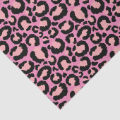 Roze Cheetah Print Tissuepapier (Detail)