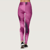 Roze Cheetah Print Vrouwen Leggings (Achterkant)