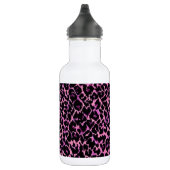 Roze Cheetah Roestvrij stalen fles (Rechts)