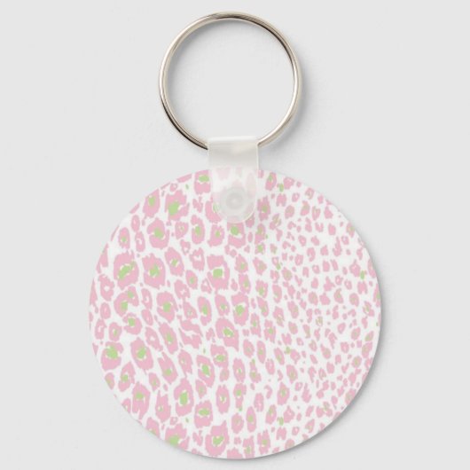 Roze Cheetah Sleutelhanger (Voorkant)