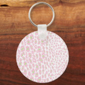 Roze Cheetah Sleutelhanger (Voorkant)