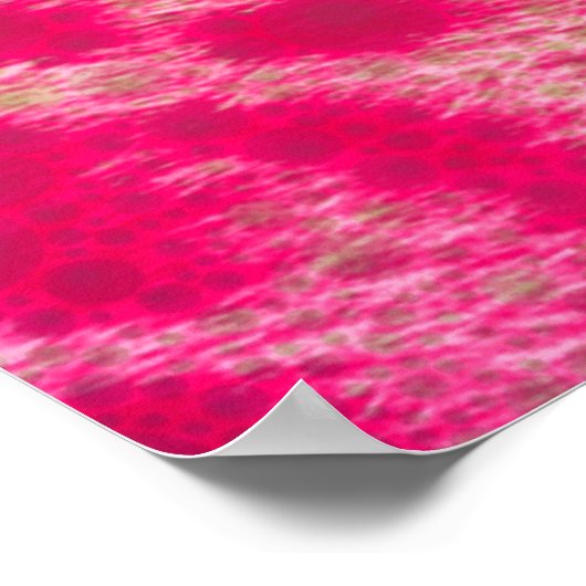 Roze Cheetah Vape Poster (Hoek)