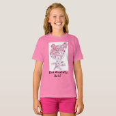 Roze Cheetah's Regel! T-shirt (Voorkant volledig)