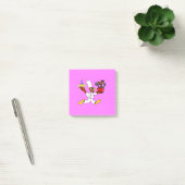 Roze Chef Ducky Kazoo merkt op Post-it® Notes (Kantoor)