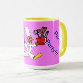 Roze Chef Ducky Verjaardag Mok (Voorkant rechts)
