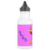 Roze Chef Ducky Verjaardag Waterfles (Links)