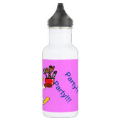 Roze Chef Ducky Verjaardag Waterfles (Rechts)