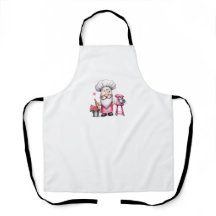 Roze chef-kok Gnome Kus de kok