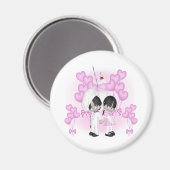 Roze Chef Magneet (Voorkant / Achterkant)