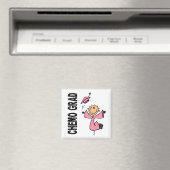 Roze CHEMO AFSTUDEERDER 1 (Borstkanker) Magneet (Insitu (Vaatwasser))