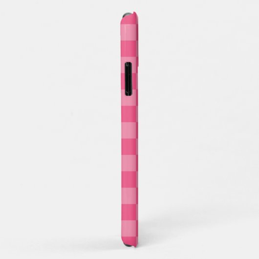 Roze cheque Case-Mate iPhone case (Achterkant/rechts)