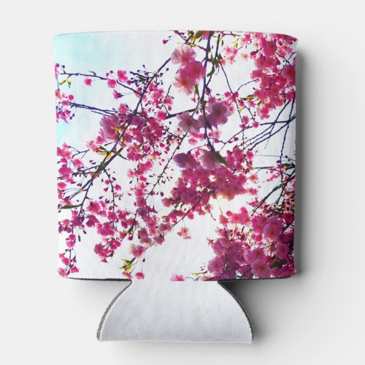 Roze Cherry-bloesems Blikjeskoeler (Achterkant)