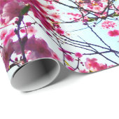 Roze Cherry-bloesems Cadeaupapier (Rol Hoek)