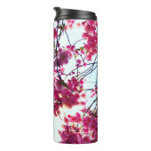 Roze Cherry-bloesems Thermosbeker (Geroteerd rechts)