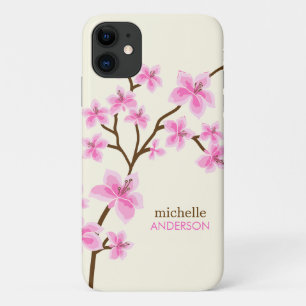 Roze Cherry Blossingboom iPhone 11 Hoesje