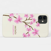 Roze Cherry Blossingboom Case-Mate iPhone Case (Achterkant (horizontaal))