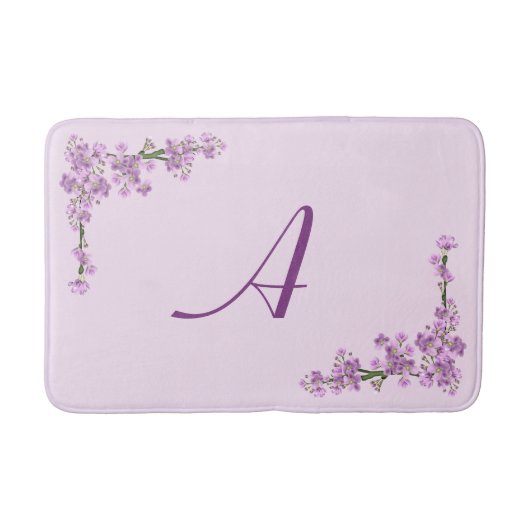 roze Cherry Blossom Badmat (Voorkant)
