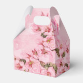 Roze Cherry Blossom Bedankdoosjes (Achterkant)