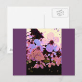 Roze Cherry Blossom Briefkaart (Voorkant / Achterkant)