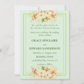 Roze Cherry Blossom , bruiloft Kaart (Voorkant)