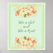 Roze Cherry Blossom , bruiloft Poster (Voorkant)