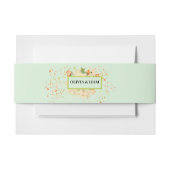 Roze Cherry Blossom , bruiloft Uitnodigingen Wikkel (Voorkant Voorbeeld)