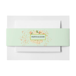 Roze Cherry Blossom , bruiloft Uitnodigingen Wikkel