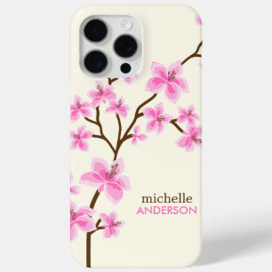 Roze Cherry Blossom iPhone 15 Pro Max Hoesje