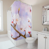 Roze Cherry Blossom Douchegordijn (In situ)