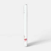 Roze Cherry Blossom Floral Samsung Galaxy Hoesje (Linkerkant)