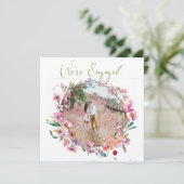 Roze Cherry Blossom Floral toevoegen Foto Verlovin (Staand voorkant)