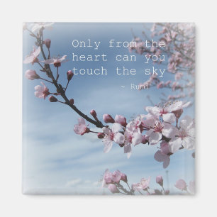 Roze Cherry Blossom Flowering Tree Magnet