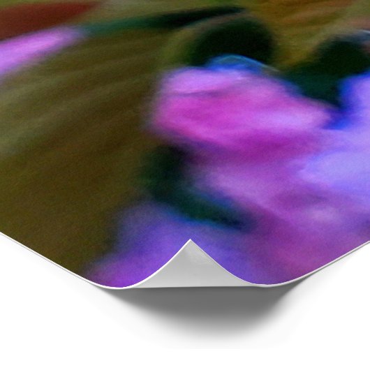 Roze Cherry Blossom Flowers Poster (Hoek)