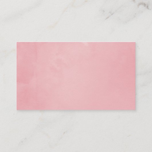 Roze Cherry Blossom Geometric Spring Wedding Plaatskaartje (Achterkant)