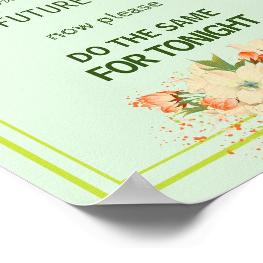 Roze Cherry Blossom , gloedbruiloft Poster (Hoek)