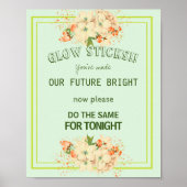 Roze Cherry Blossom , gloedbruiloft Poster (Voorkant)