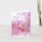 Roze Cherry Blossom - Happy Moederdag Kaart (Voorkant)