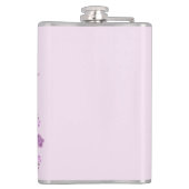  roze Cherry Blossom Heupfles (Achterkant)