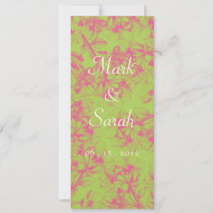 Roze Cherry Blossom Invitation Kaart