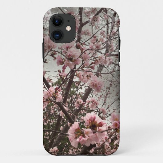 Roze Cherry Blossom iPhone 5/5s Hoesje (Achterkant)