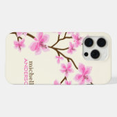 Roze Cherry Blossom iPhone Hoesje (Achterkant horizontaal)