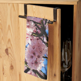 Roze Cherry Blossom Kitchen Tea Towel Theedoek
