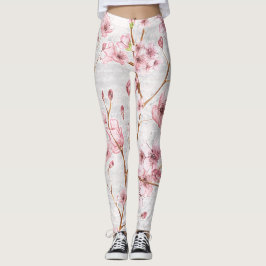 Roze Cherry Blossom Leggings