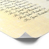 Roze Cherry Blossom  Love Bird Wedding Poster (Hoek)