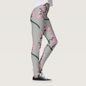 Roze Cherry Blossom op Branches Leggings (Rechts)