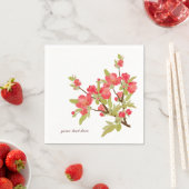 Roze Cherry Blossom Paper Napkin set Servetten (Insitu)