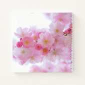 Roze Cherry Blossom Photo - Monogramed Notitieboek (Achterkant)